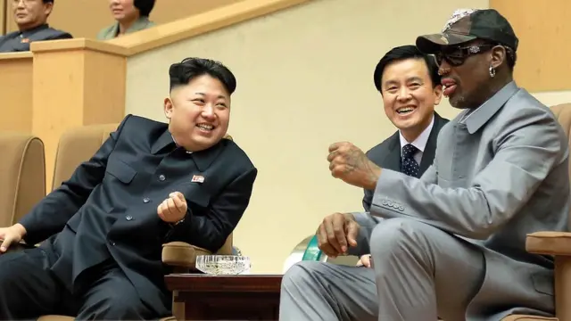 Kim Jong-un e Dennis Rodman