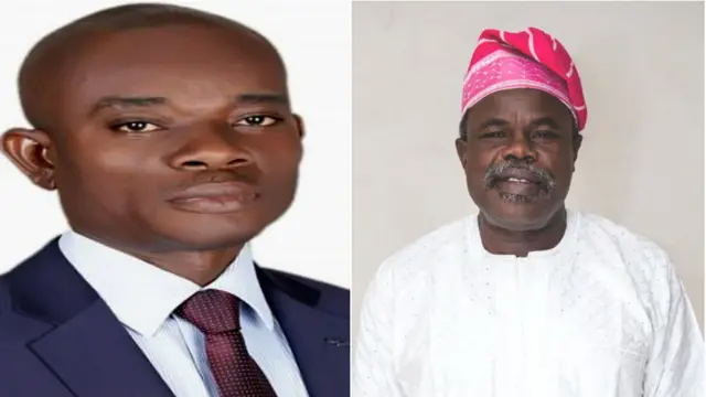 Olori ile aṣofin ipinlẹ Ondo, Bamidele Oloyelogun ati igbakeji rẹ, Iroju Ogundeji