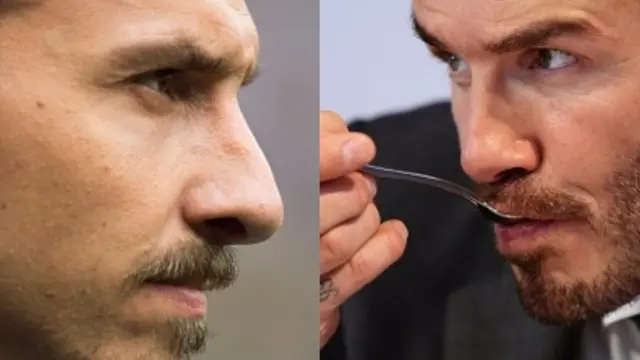 Beckham na Ibrahimovic