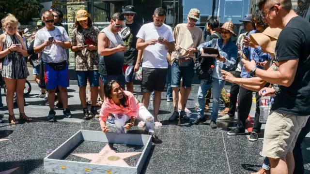 Muro en la estrella de Trump