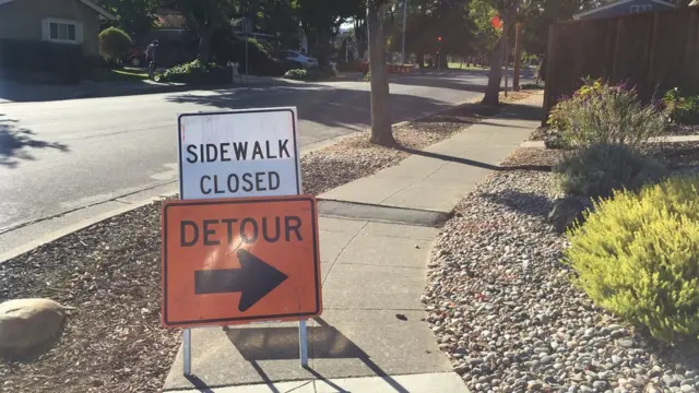 Calle cerca de la sede de Apple en Cupertino, California (Foto: Beatriz Díez)