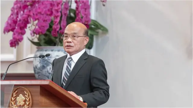 蘇貞昌上任時的資料照片