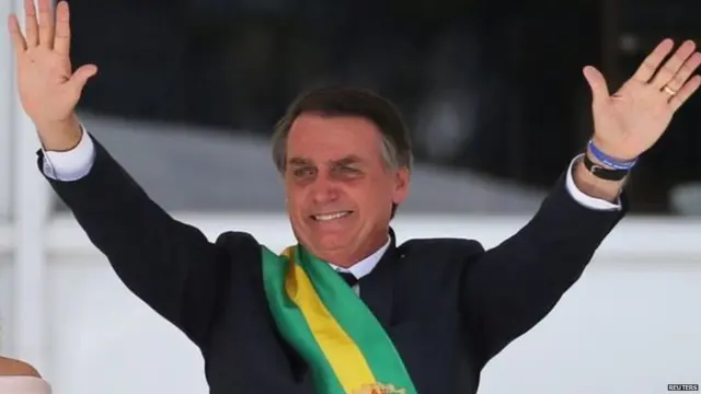 ब्राज़ील के राष्ट्रपति जेयर बोलसोनारो