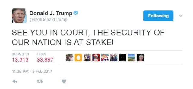 твит Трампа