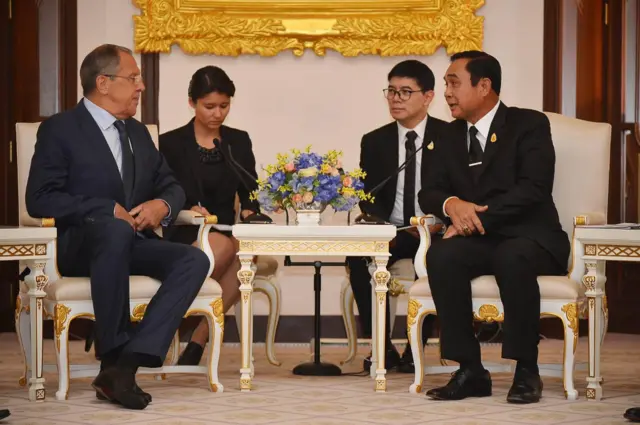 รมว.ตปท.รัสเซีย และ พล.อ.ประยุทธ์