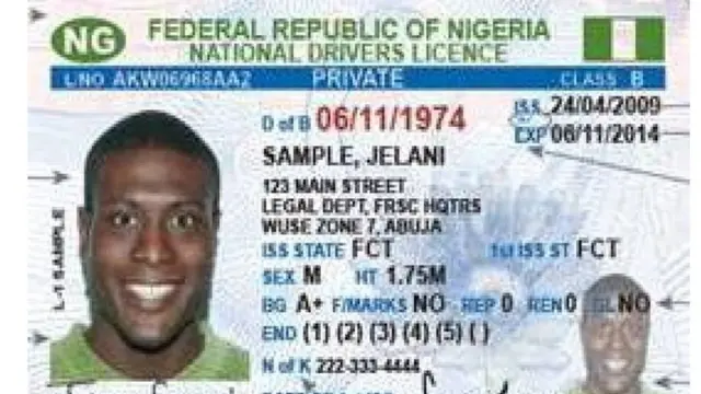 Afihan iwe ẹri awakọ Naijiria