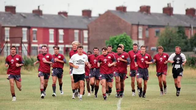 تمرین منچستر یونایتد سال ۱۹۹۵