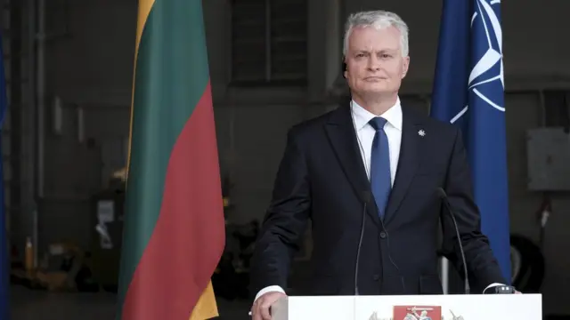立陶宛总统吉塔纳斯·瑙塞达（8/7/2021）