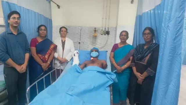 అరుదైన శస్త్రచికిత్స, ప్రమాదం, వైద్యం, చెన్నై, తమిళనాడు