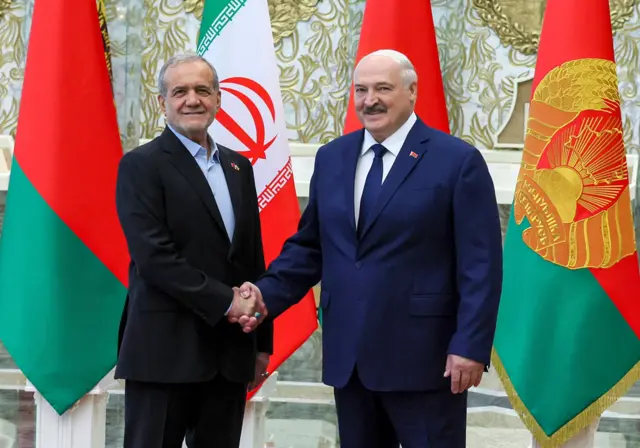 الکساندر لوکاشنکو و مسعود پزشکیان