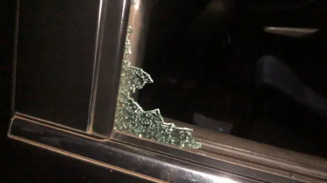 Aworan afọku gilasi ọkọ