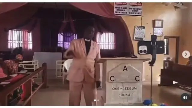 Pasito to waasu lọjọ isinmi oni, ni ṣọọṣi CAC Oke-Isegun, Eruku, ipinle Kwara