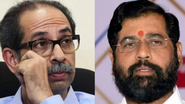 उद्धव ठाकरे - एकनाथ शिंदे 
