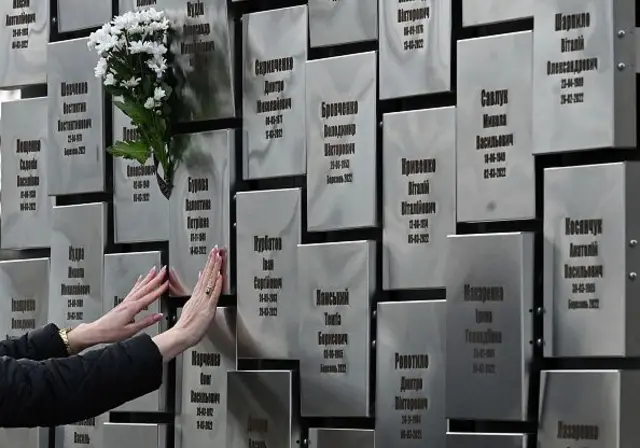 Меморіал загиблим під час російської окупації Бучі