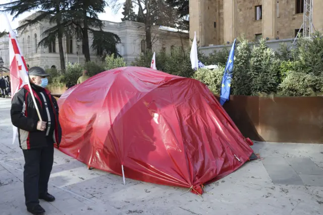 Активисты поддерживают главу ЕДН Нику Мелия