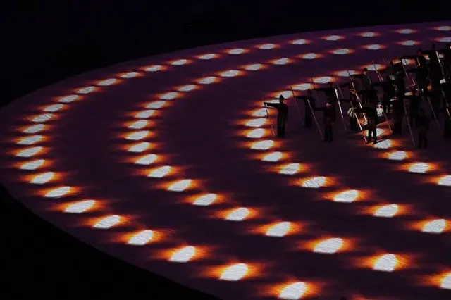 ส่วนหนึ่งของการแสดงในพิธีเปิด