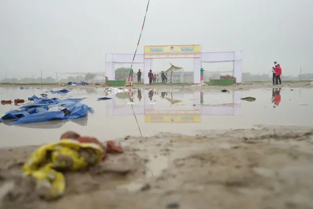 हाथरस में सत्संग वाली जगह