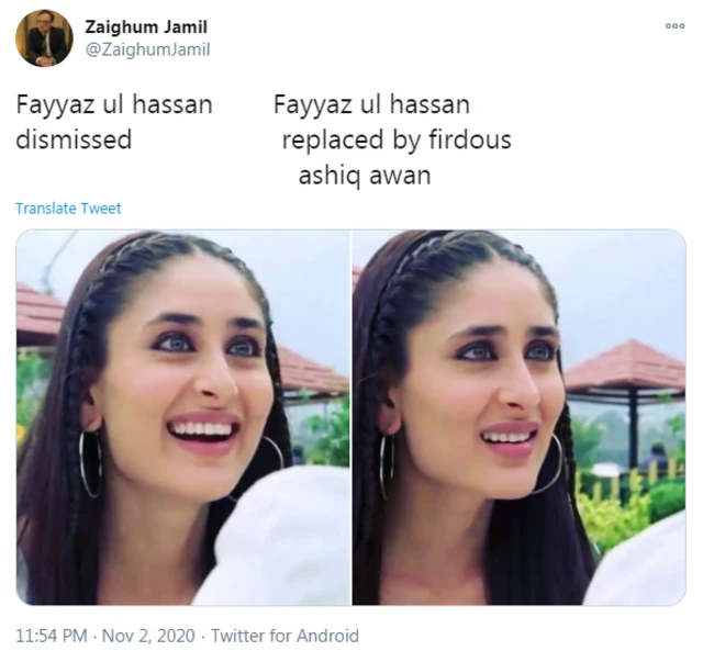 فیاض چوہان، فردوس عاشق اعوان،