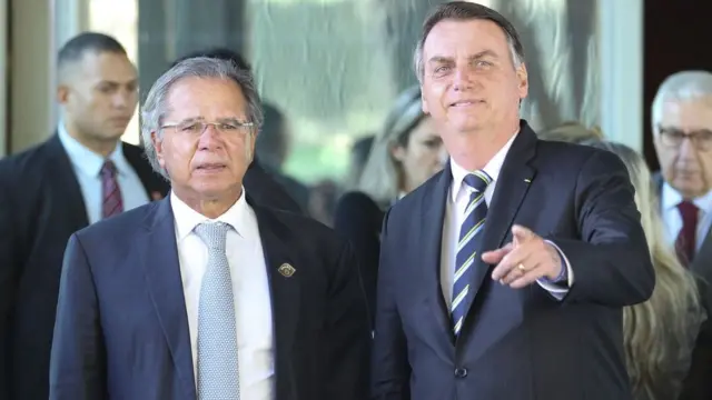 Paulo Guedes e Jair Bolsonaro