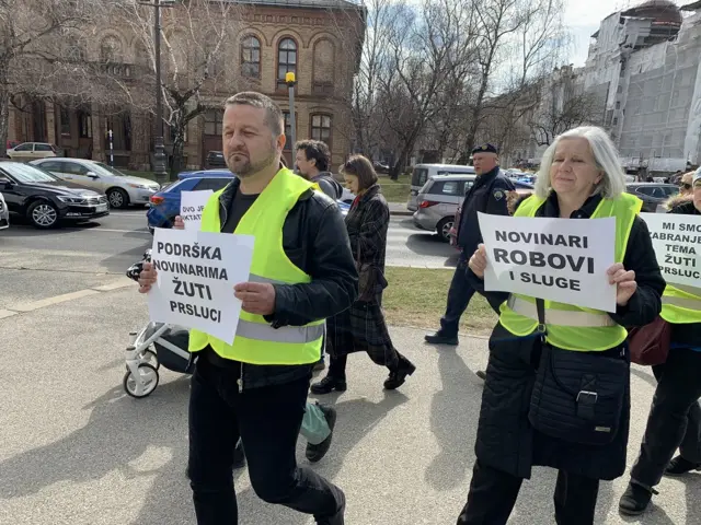 Протест новинара у Хрватској