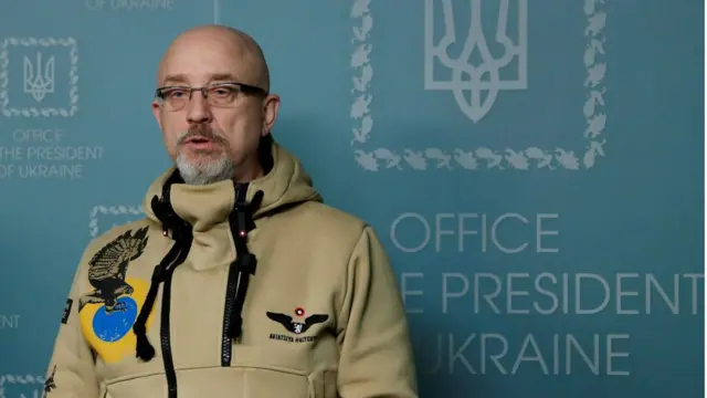 El ministro de defensa ucraniano, Oleksii Reznikov.