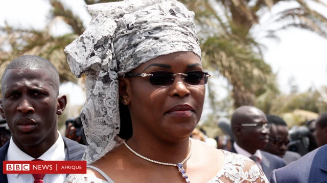 Marieme Faye Sall lors de la prestation de serment du Macky Sall en 2012.