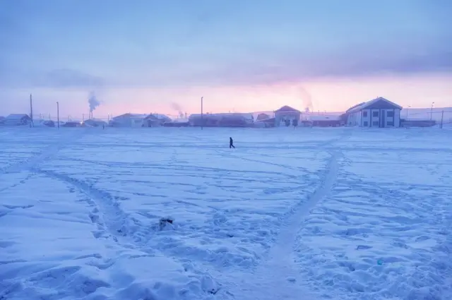 Desa Verkhoyansk, Rusia