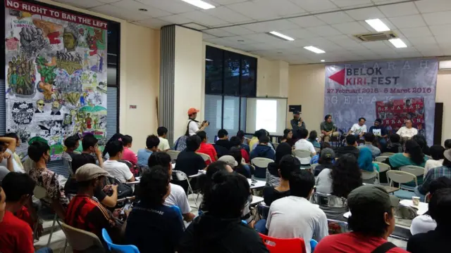 Belok Kiri Festival tetap diselenggarakan kendati harus dipindahkan ke Gedung YLBHI.