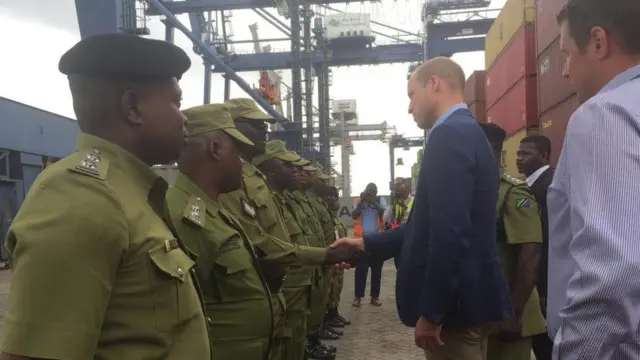The Duke of Cambridge was in Namibia on Tuesday and will be also visiting Kenya.