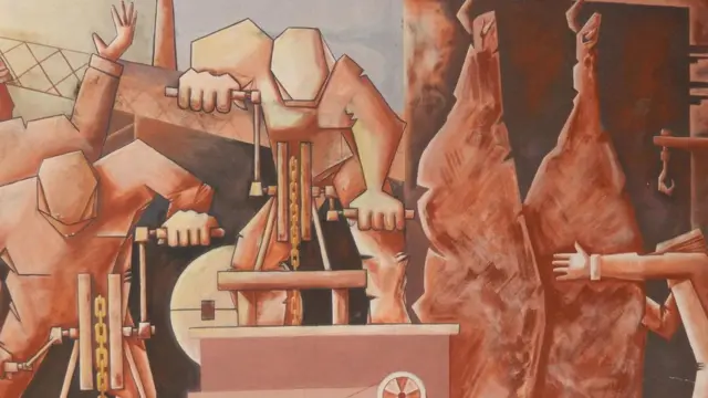 Mural en Frigorífico Anglo