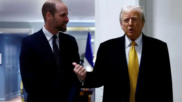 Принц Вільям зустрічається з Дональдом Трампом у Парижі в грудні 2024 року