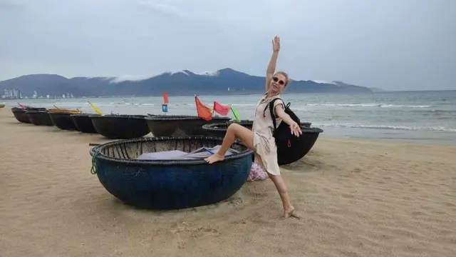 Du khách Nga Natalia Vladi cho biết cô đang rất tận hưởng thời gian ở Việt Nam