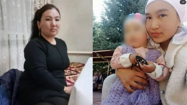 36 жаштагы Мамбетова Гүлмира жана 22 жаштагы Таластагы жаш эне