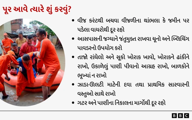 પૂર આવે ત્યારે શું કરવું