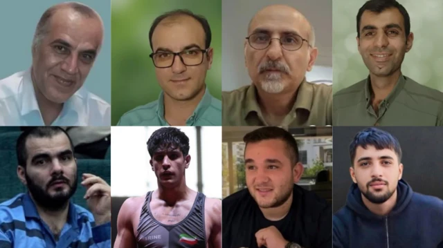 تصاویر افرادی که در جنگ در ایران اعدام شدند