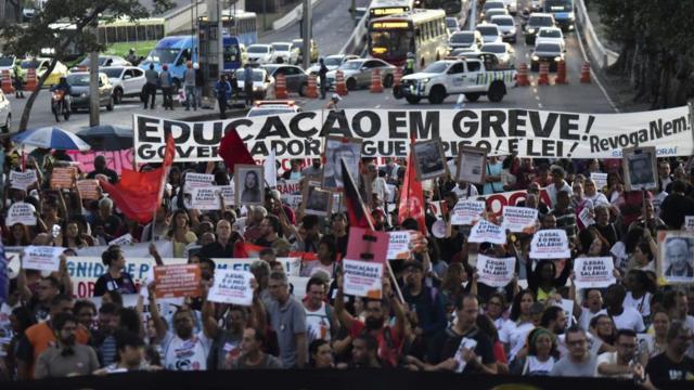 Protesto de professores