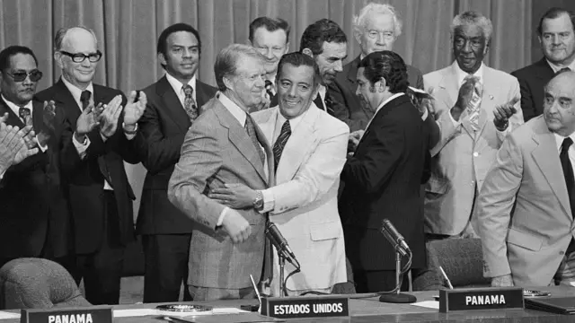 Firma de los tratados Torrijos-Carter