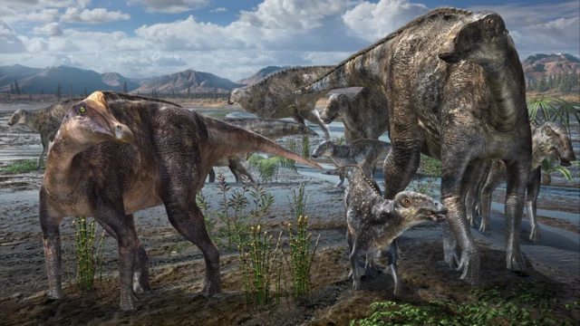 dinosaurus, kutub utara, paleontologi, cara hidup dinosaurus