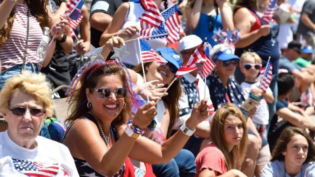 Celebración del 4 de Julio.