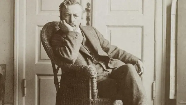 Retrato de Vilhelm Hammershøi