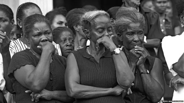 víctimas de la violencia en Colombia.