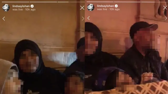 خانواده بی‌خانمان زیر پتو خوابیده بودند که لیندسی لوهان به سراغشان رفت