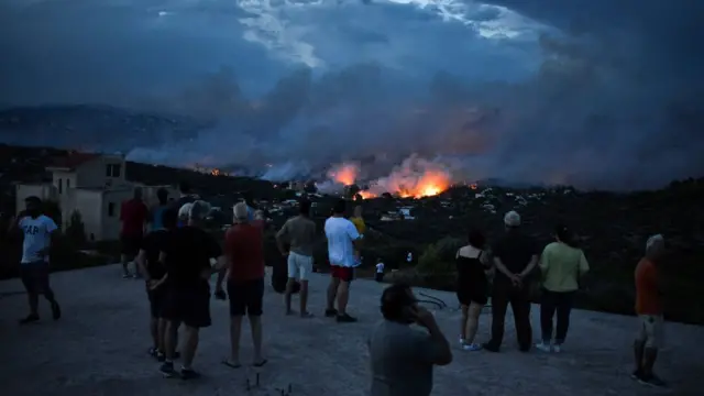 Пожежі в Греції