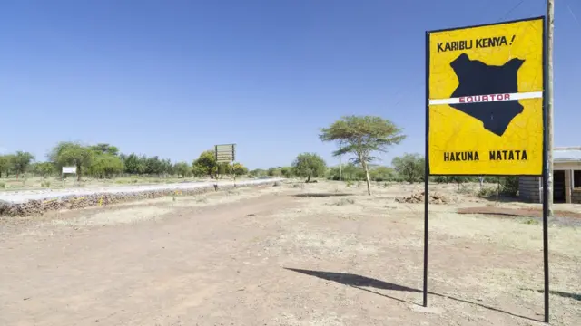 señal de Hakuna Matata en kenia