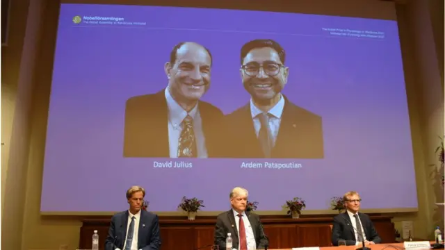 Professors David Julius and Ardem Petapoutian