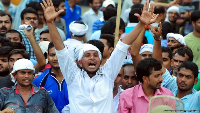 आरक्षणासाठी आंदोलन, प्रातिनिधीक फोटो