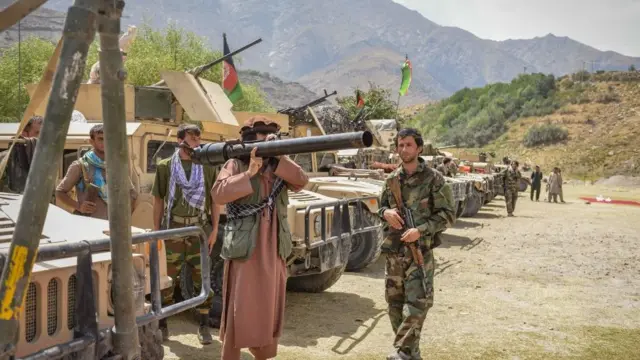 اليات عسكرية في بانجشير