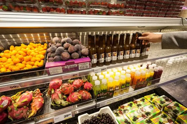 스웨덴 식료품 상점의 모습