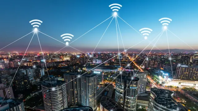 Señal de wifi sobre Beijing