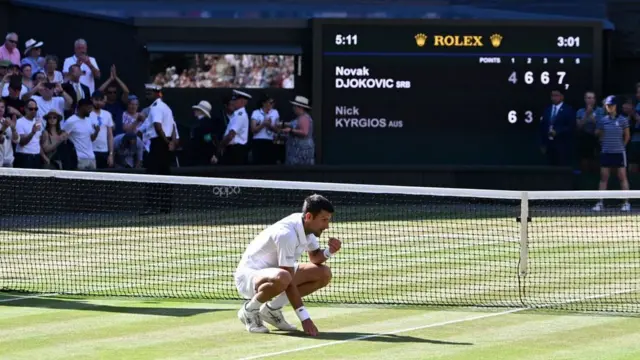 Novak Đoković posle finala Vimbldona